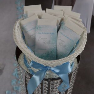 COLONNE ARGENTÉE GUIRLANDES CRISTAL 90 cm dès 20 €