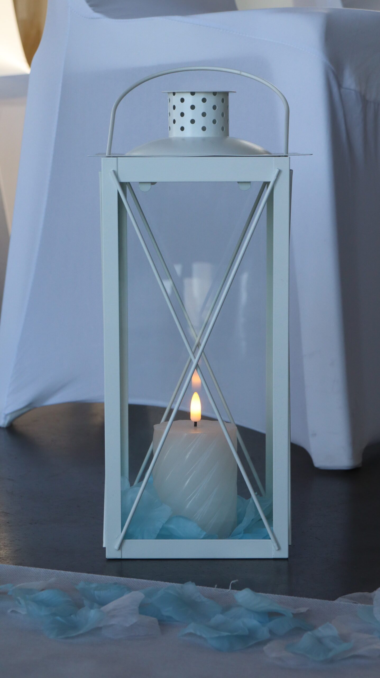 grande lanterne blanche mariage - un jour d'émoi