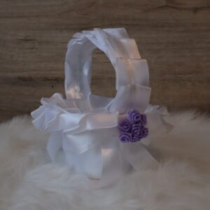 PANIER SATIN BLANC dès 3 €