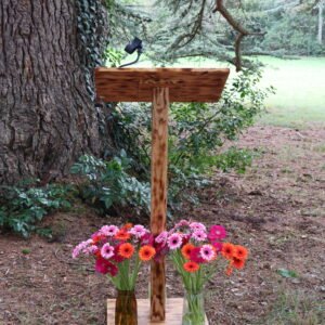 PUPITRE BOIS ASPECT BOIS BRULE dès 40€