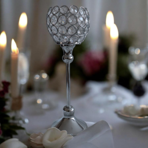 PHOTOPHORE SUR PIED ARGENT dès 2€