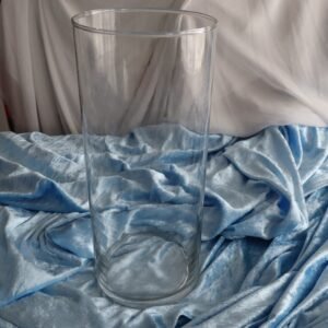 VASE CYLINDRIQUE EN VERRE 30 cm dès 2 €