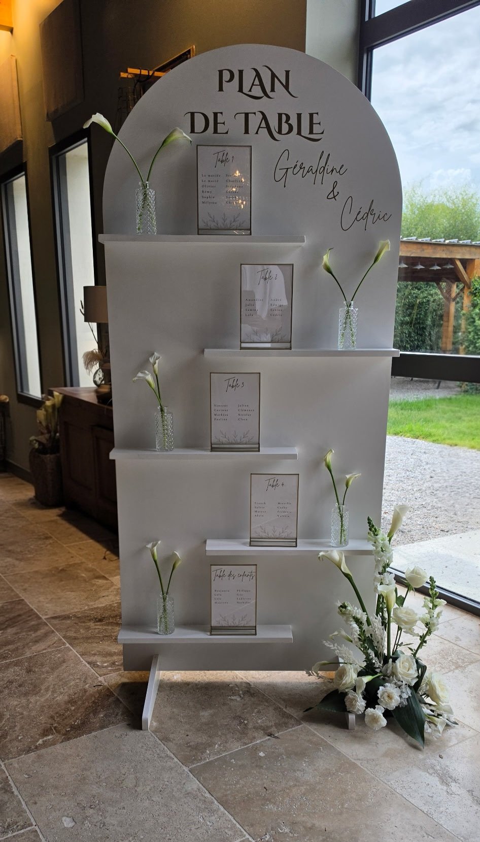 backdrop personnalisé mariage