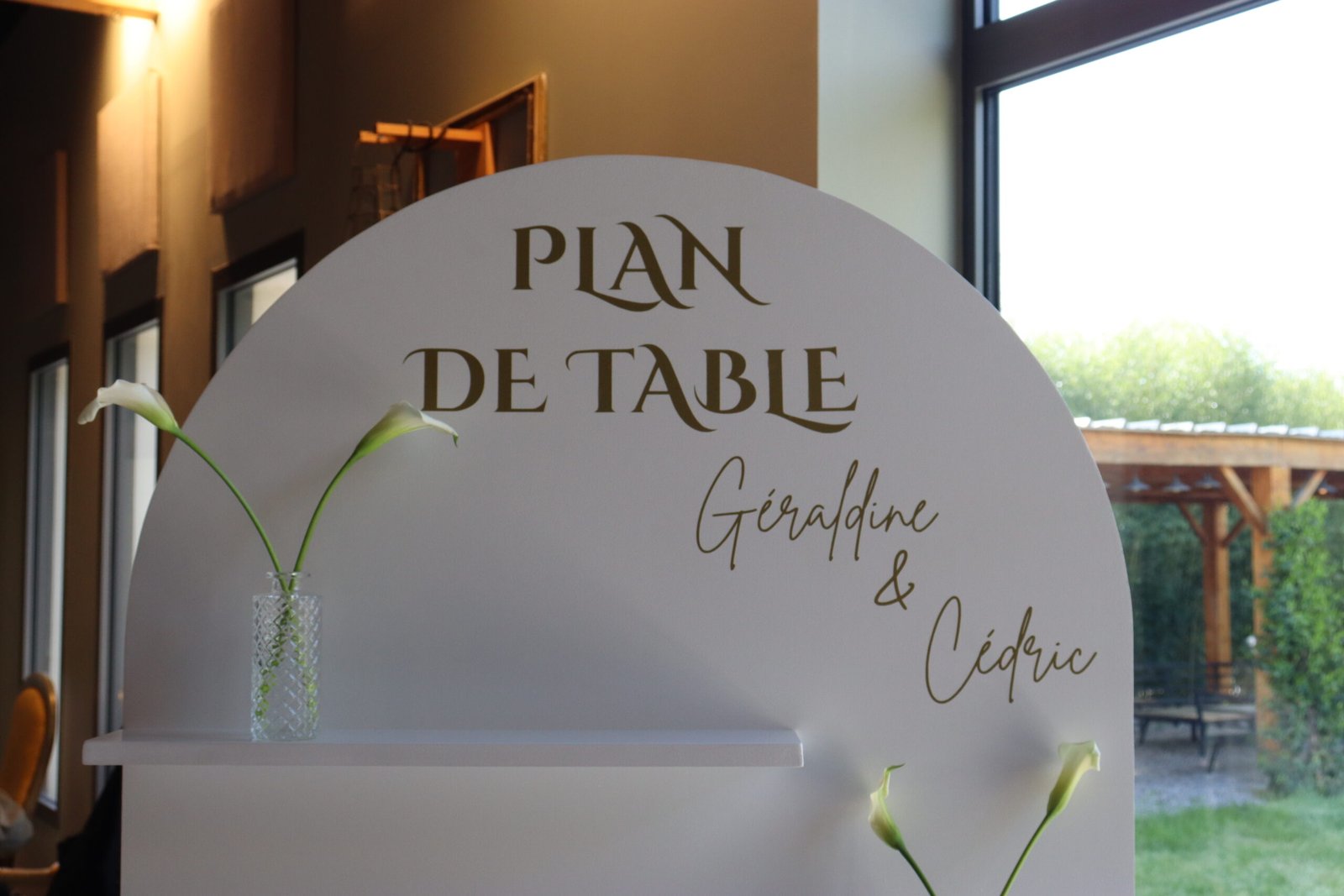 backdrop personnalisé mariage